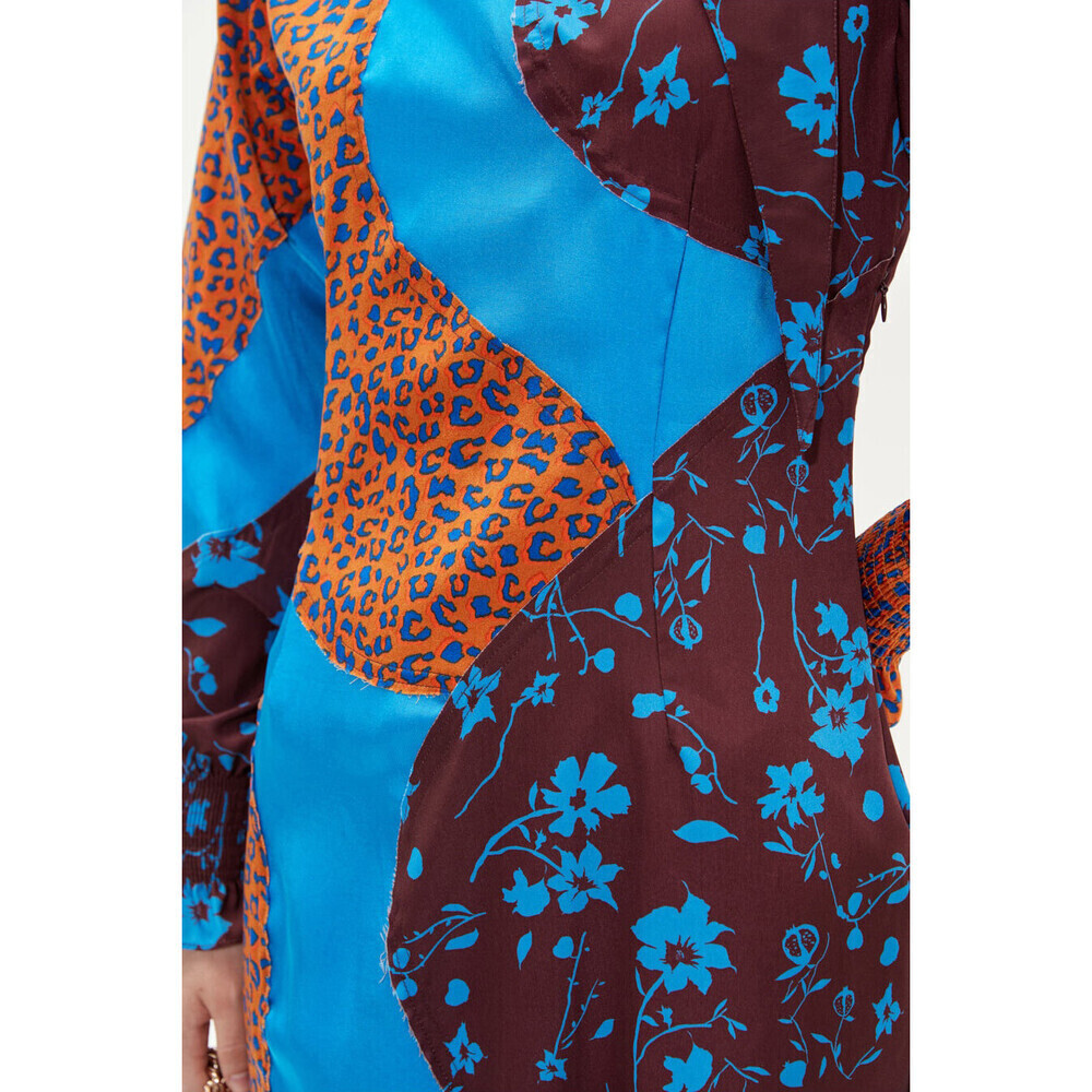 Andersson Bell Ophelia Flower Leopard-Print Dress SIZE M $655 - Picture 7 of 15